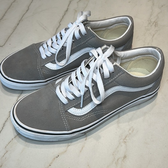 Vans Old Skool Shoe. Drizzle/True White (Size 6.5) - Picture 3 of 13